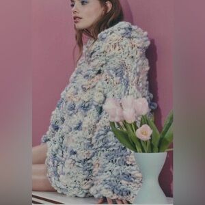 For Love and lemons, Mademoiselle Chunky Knit Cardigan with Toggle Buttons